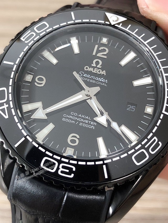 歐米茄高端手錶 OMEGA複刻海馬海洋宇宙600米三針男士腕表  gjs1956